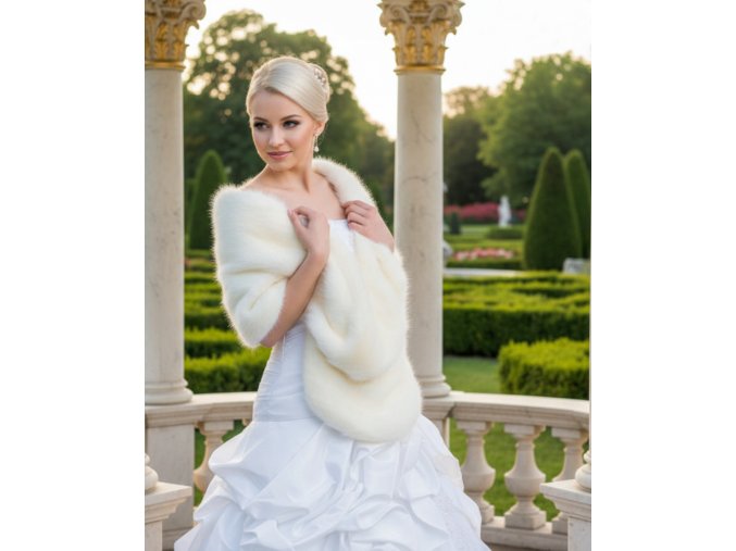 SM-18W kožešinový šál