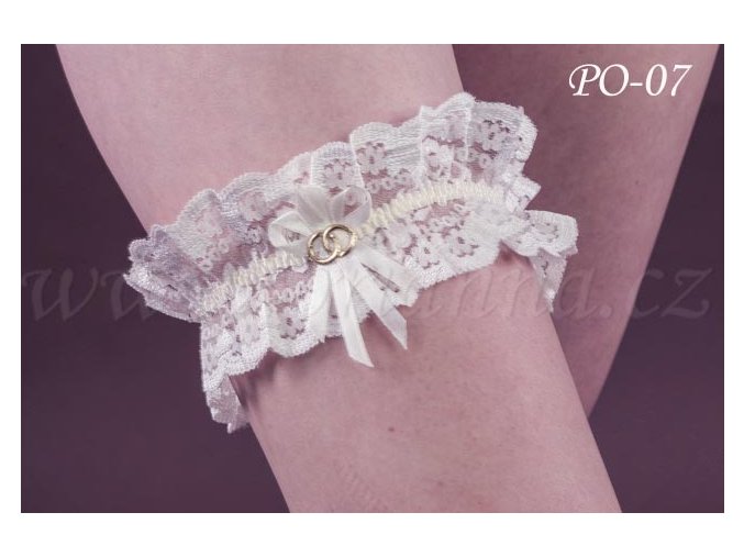 PO-07 podvazek pro nevestu