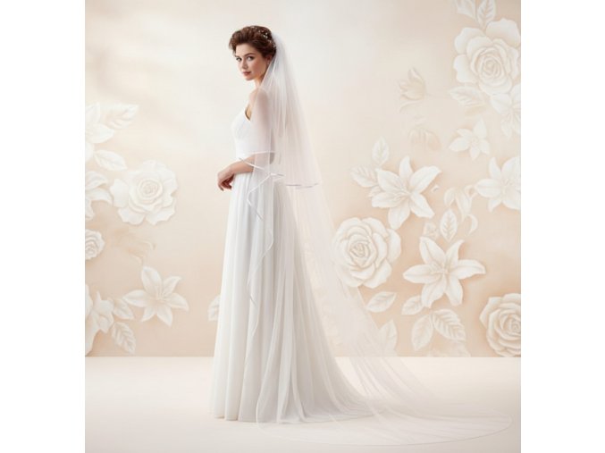 ZD-127 svatební závoj dlouhý