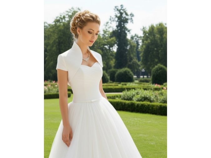 BF-158 bílé bolerko