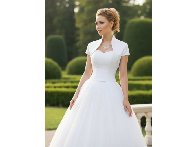 BF-158 bílé bolerko