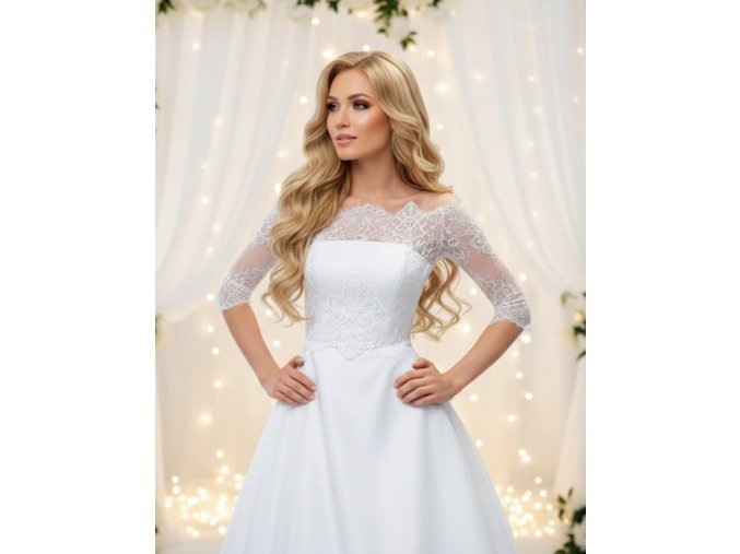 BF-130 krajkové svatební bolerko