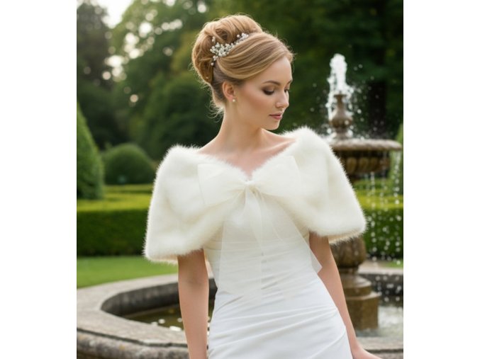 B-92 svatební pelerína