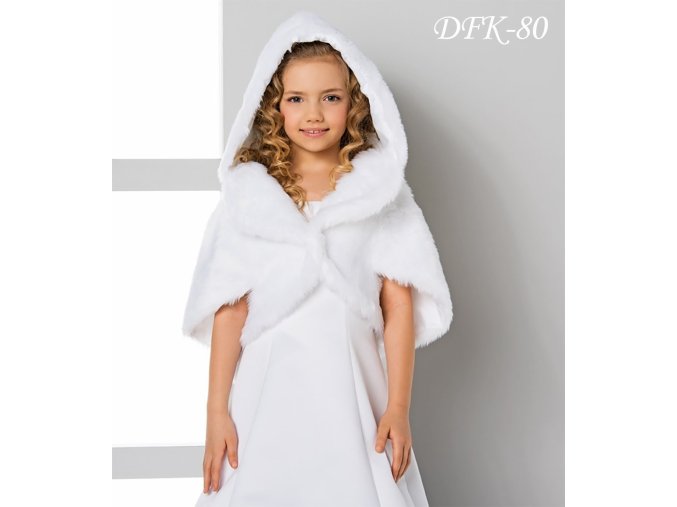 DFK-80 dětská kožešinová pelerína