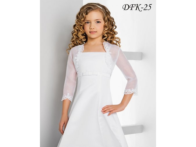 DFK-25 dětské svatební bolerko