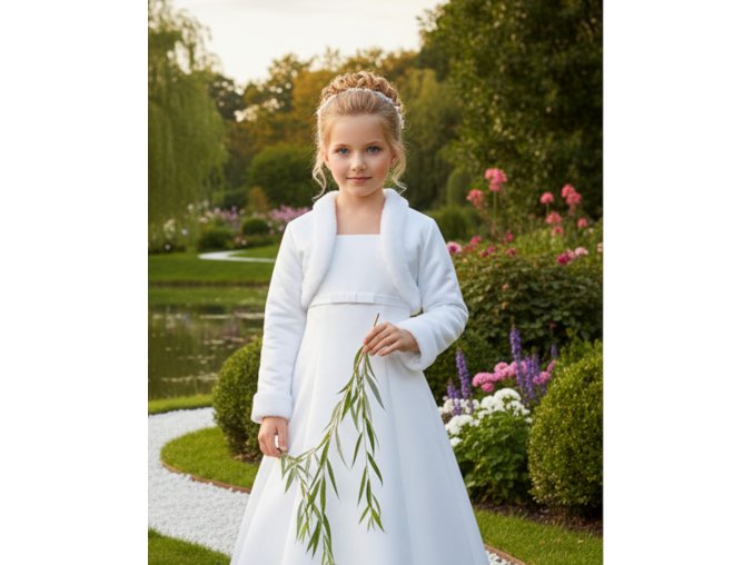 DFK-101 dětský svatební kožíšek