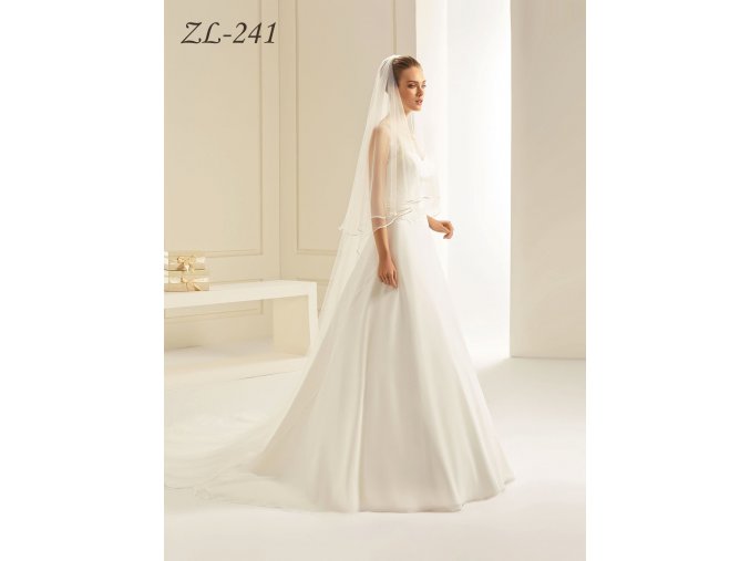 ZL-241 dlouhý svatební závoj