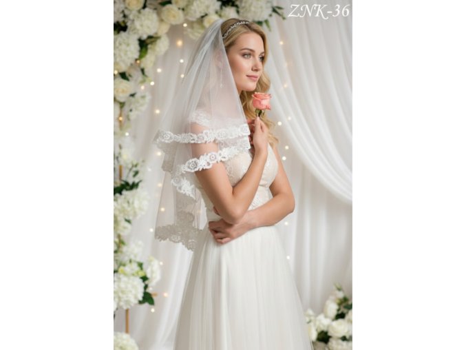 ZNK-36 krajkový závoj