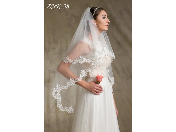 ZNK-38 svatební závoj