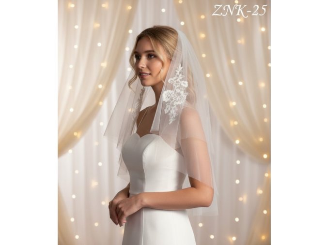 ZNK-25 svatební závoj