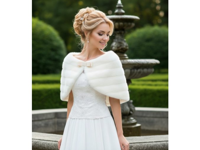 BD-22 svatební pelerína