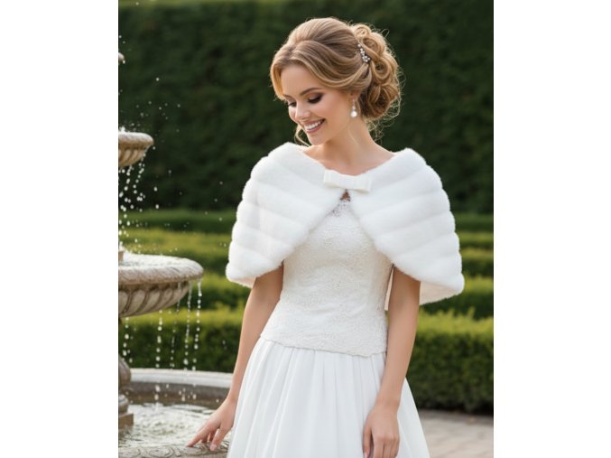 BD-22 svatební pelerína