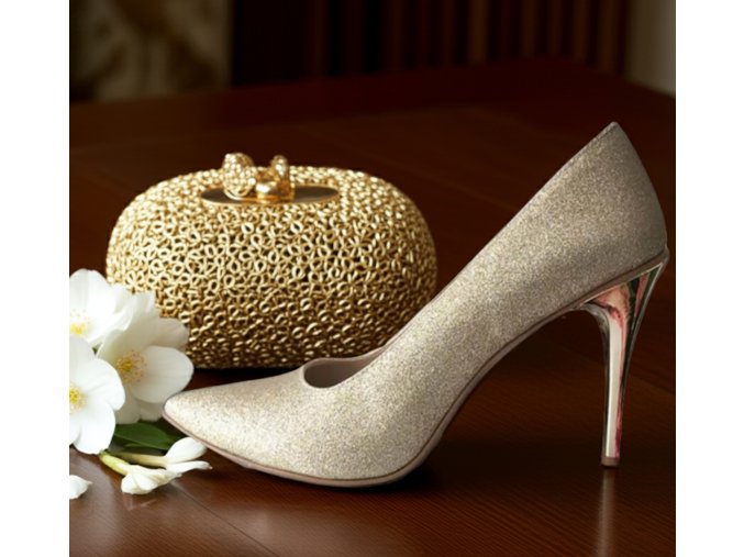 D 207-3 třpytivé lodičky