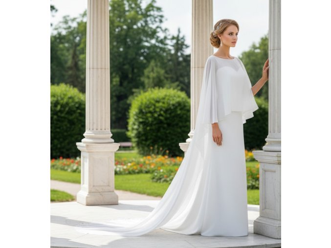 BF-195 svatební pelerína