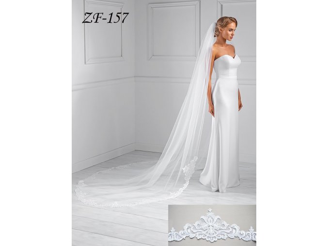 ZF-157 svatební závoj
