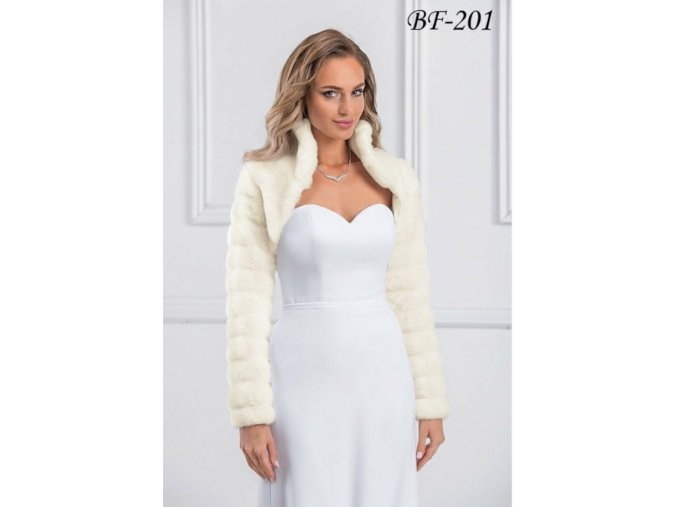 BF-201 svatební kožíšek