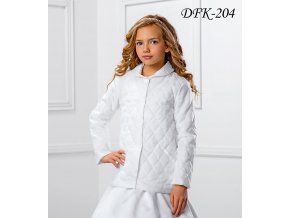 DFK-204 bílá dětská bunda