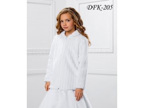 DFK-205 dětský kožíšek bílý