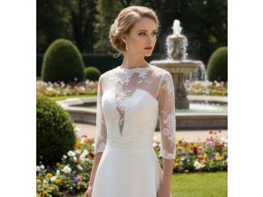 BD-98 krajkové svatební bolerko