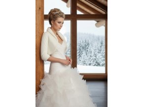 BF-107 plyšový kabátek svatební