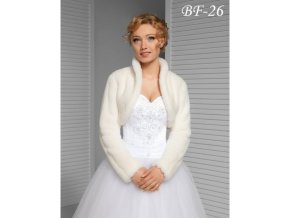 BF-26 kožešinové bolerko ivory