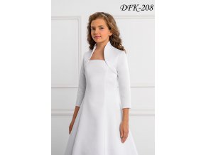 DFK-208 bílé dětské bolerko