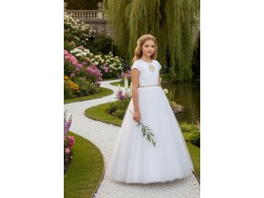 KF 07 bílé šaty na první přijímání