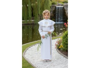 KF 26 bílé šaty na první přijímání