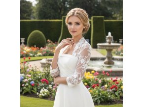 BD-322V krajkové svatební bolerko