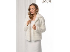 BF-238 kabátek přes svatební šaty
