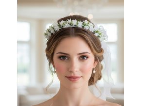 V-223 svatební věneček do vlasů