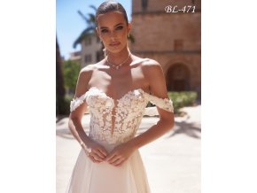 BL-471 krajkový top na svatbu