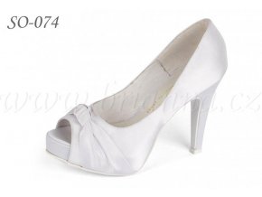 Svatební boty - bílé: vel. 36, doprodej