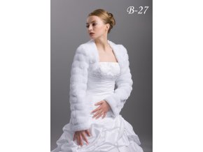 B-27 bílý kožíšek