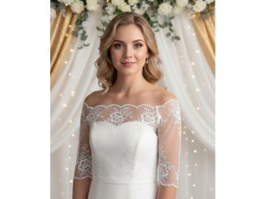 BNK-51 krajkové svatební bolerko