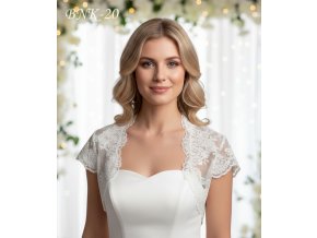 BNK-20 svatební bolerko krajkové
