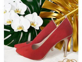 D-207-19 červené lodičky