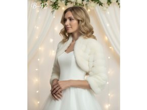 B-42 svatební bolerko zimní