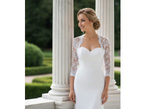 BF-190 svatební bolerko krajkové