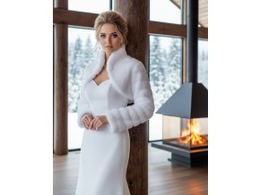 BF-201 bílý kožíšek