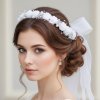V-105 svatební věneček do vlasů