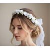 DMV-054 svatební věneček do vlasů