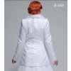 B-608 bílý prošívaný kabát