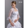 Romantické svatební bolerko B-96 - ivory, vel. L