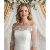 BNK-51 krajkové svatební bolerko