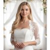 BNK-17D krajkové svatební bolerko
