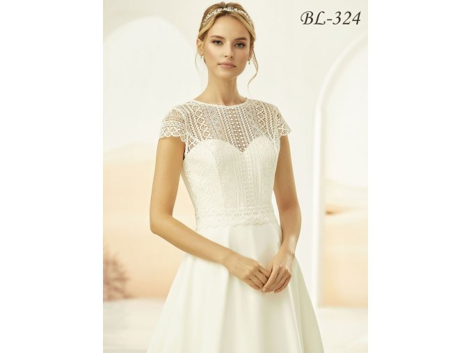 BL-324 cipkovane bolerko na svadobne saty