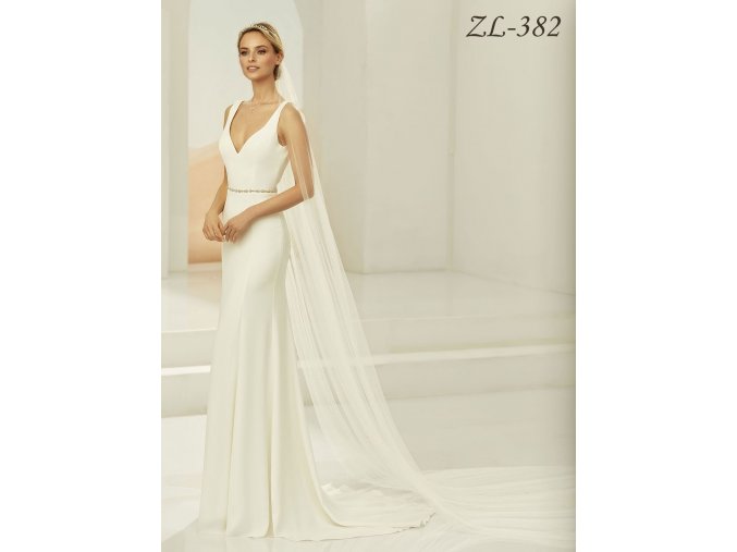 ZL-382 dlhý svadobný závoj