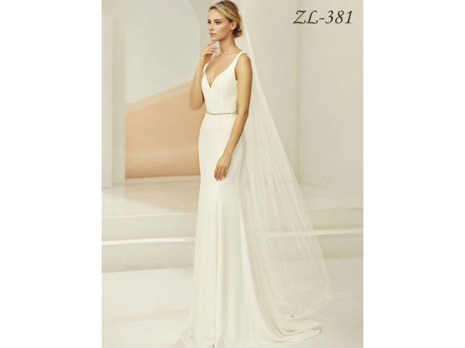 ZL-381 svadobný závoj dlhý