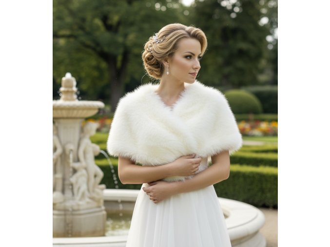 BS-01 kožušinová šála